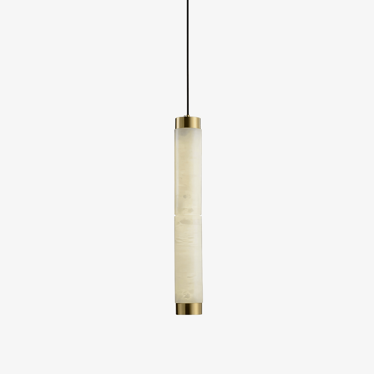 Lira zylindrische Pendelleuchte aus Alabaster