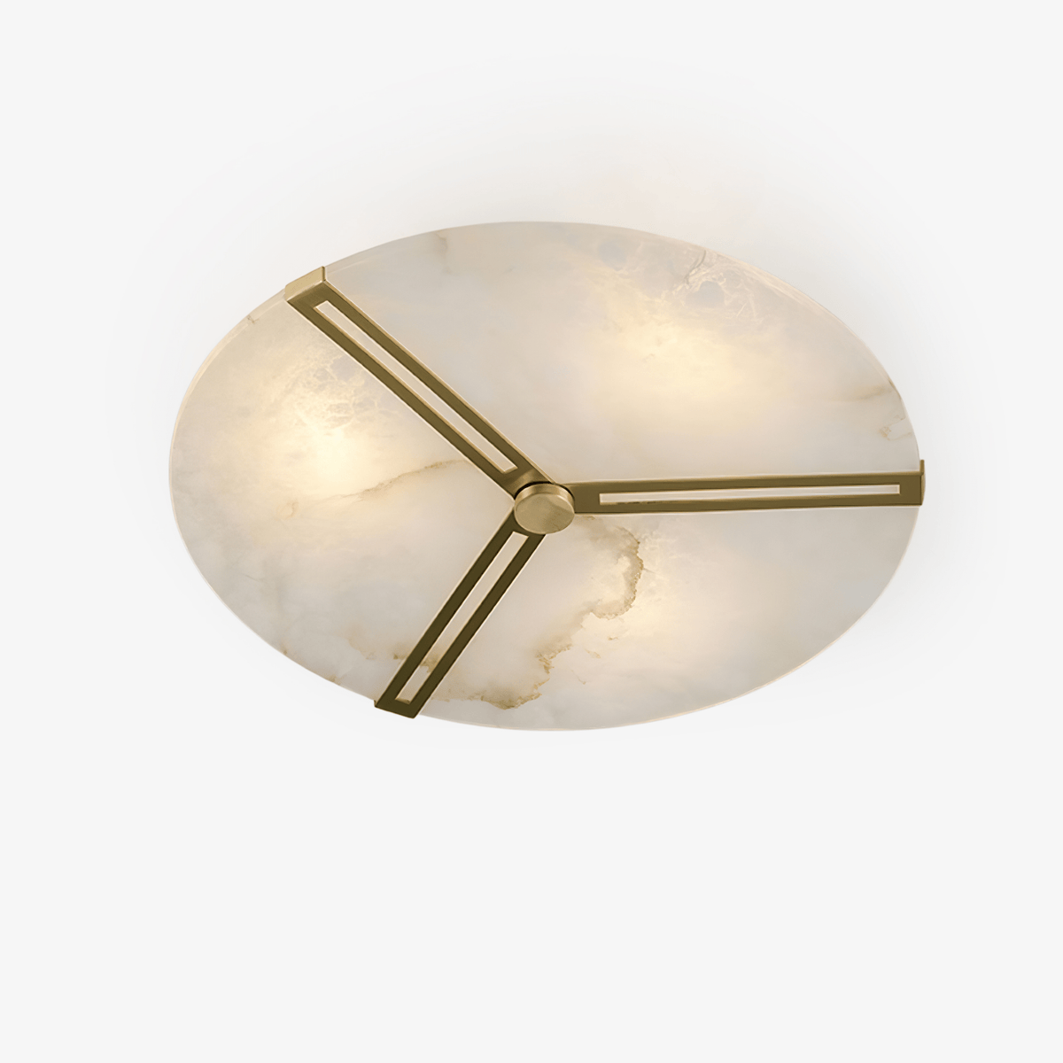 Avenielle Alabaster flache Deckenleuchte