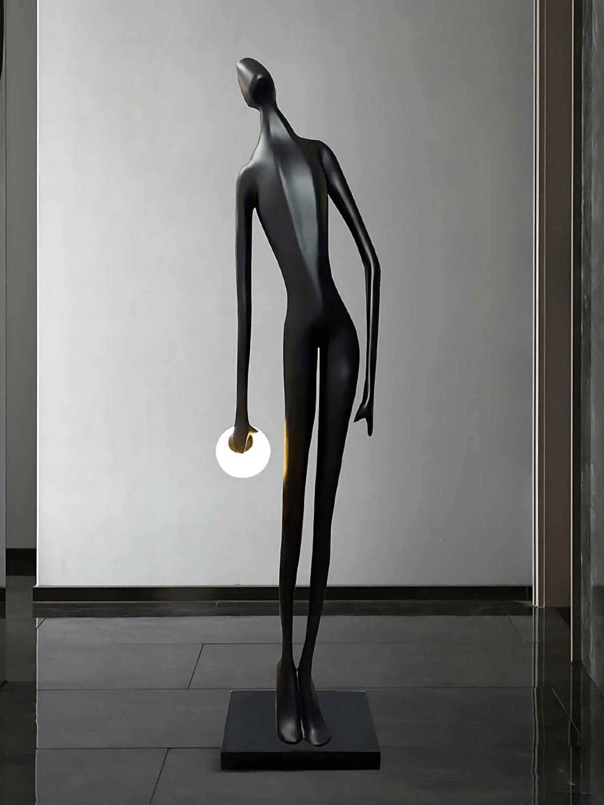 Ersilyra Kunstharz-Stehleuchte