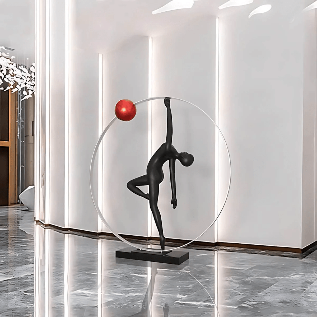 Lumenova Stehleuchte Balance Kunstwerk