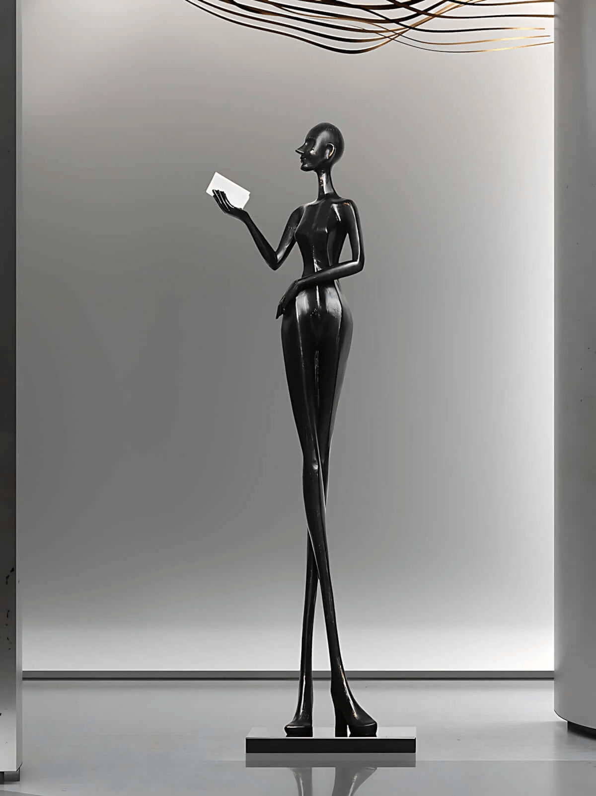 Soranina Stehleuchte skulptural minimalistisch