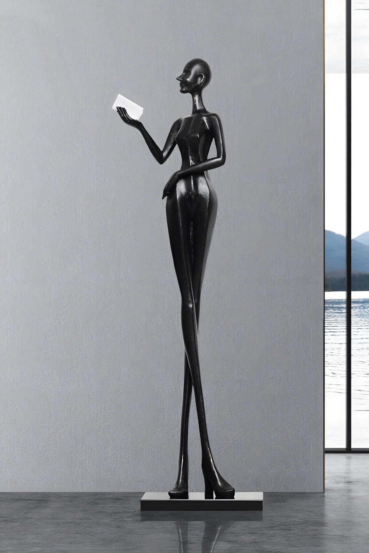 Soranina Stehleuchte skulptural minimalistisch