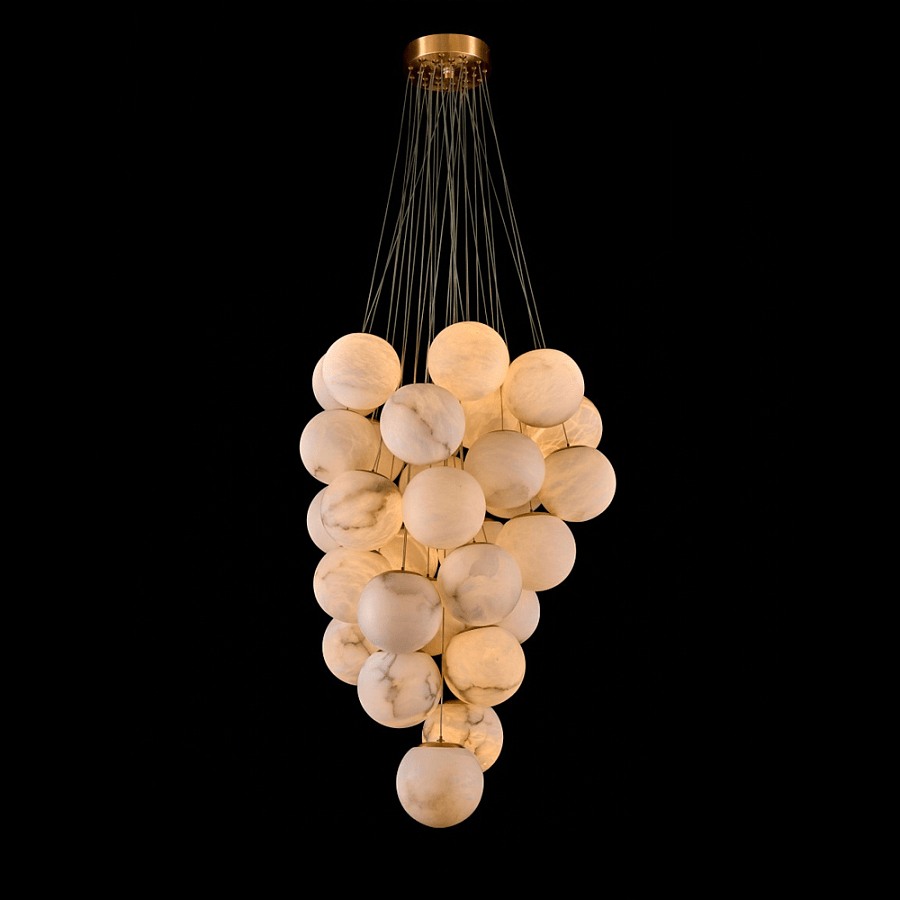 Gaia Alabaster Pendelleuchte Kronleuchter