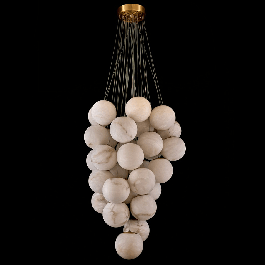 Gaia Alabaster Pendelleuchte Kronleuchter
