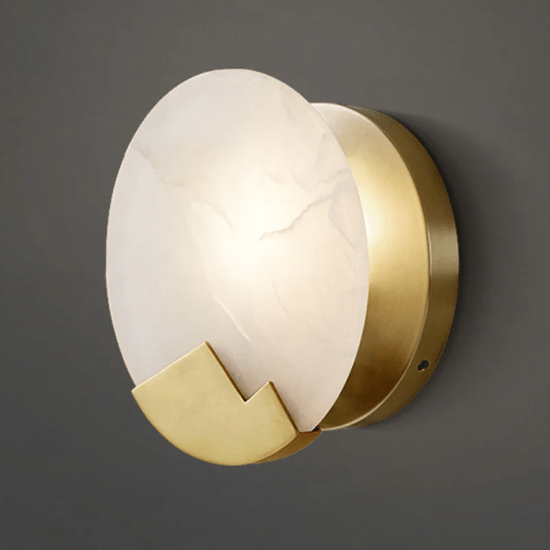 Nivisenne Bergförmige Alabaster-Wandleuchte