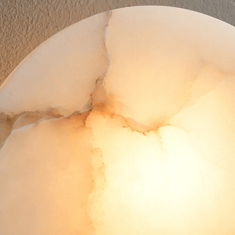 Nivisenne Bergförmige Alabaster-Wandleuchte