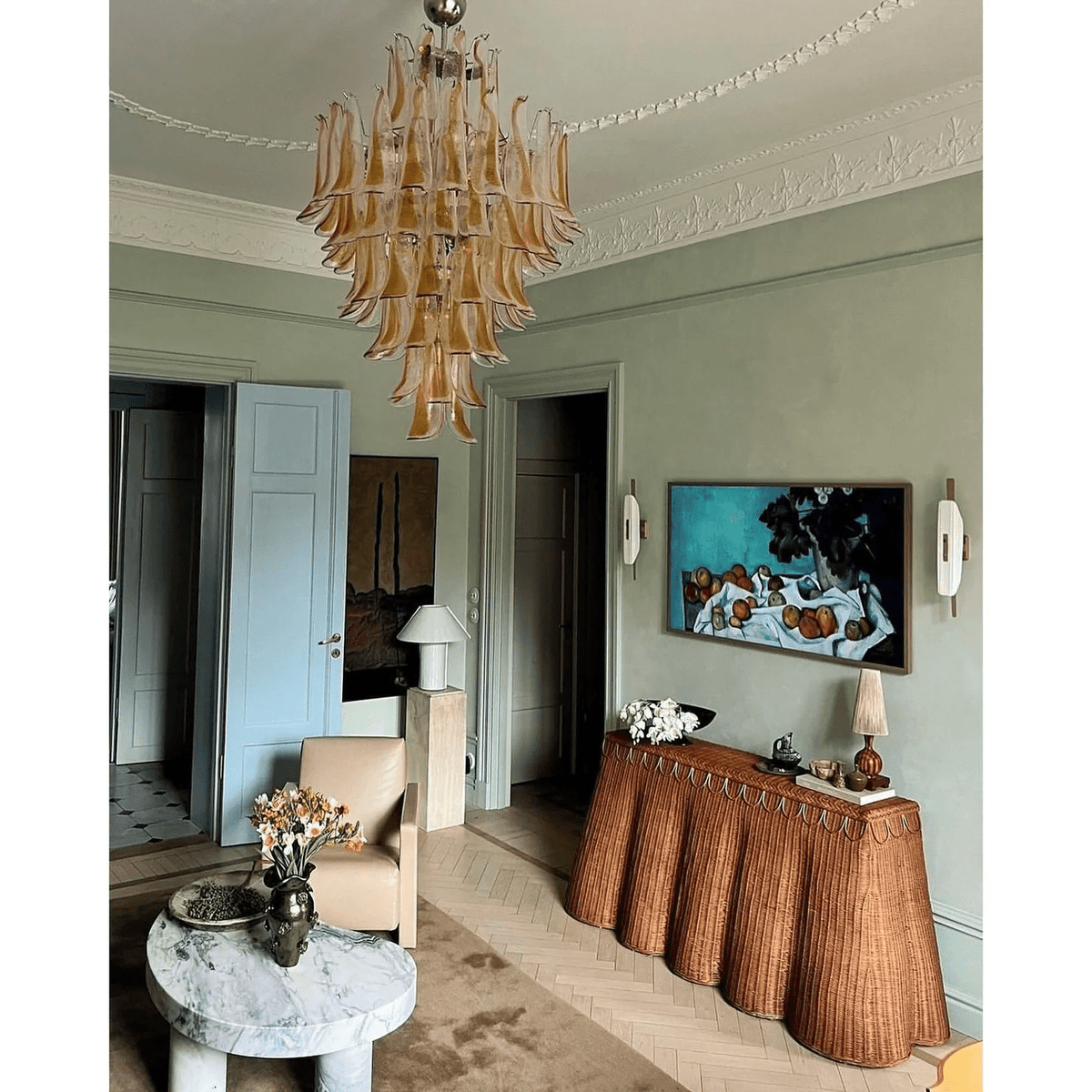Tessa Glas Petals Pendelleuchte