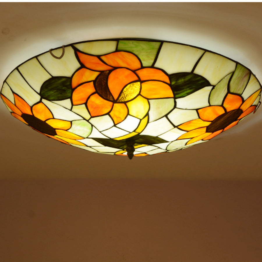 Arisha Vintage Flush Mount Deckenleuchte Metall/Glas Schlafzimmer/Wohnzimmer
