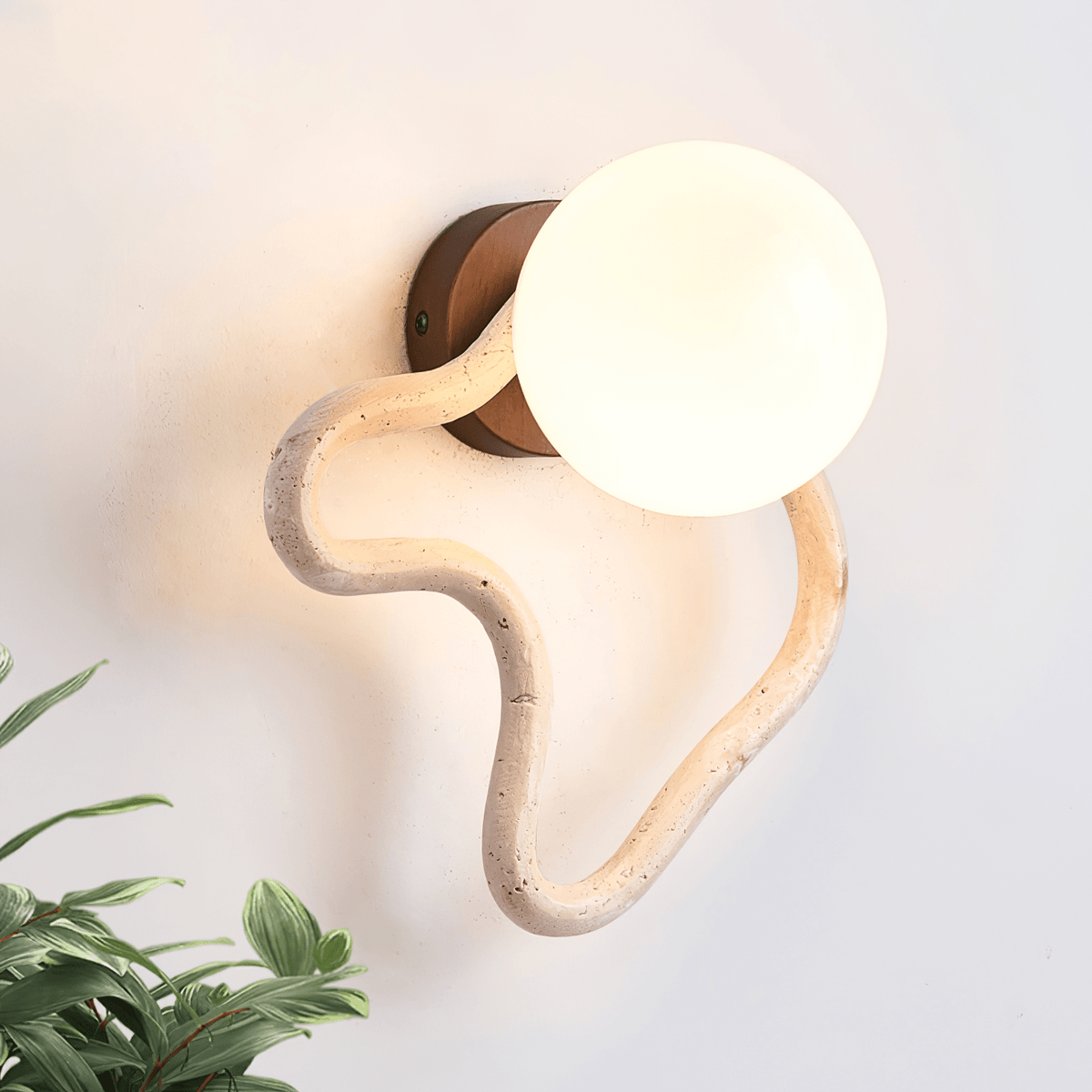 Cindor Travertine Wandleuchte