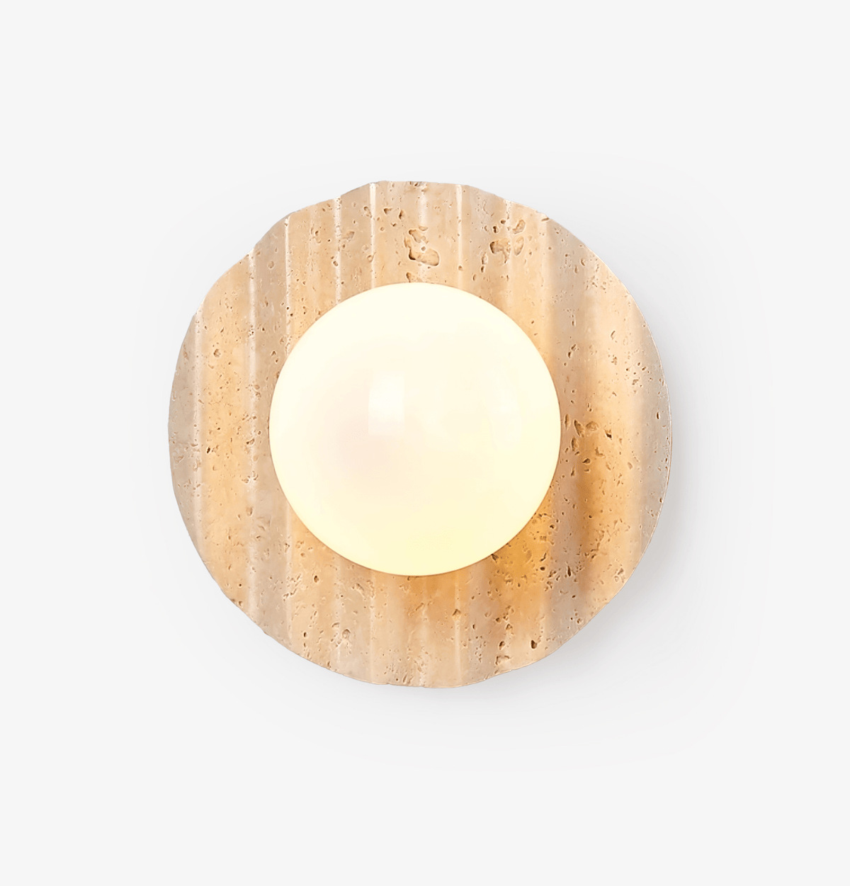 Aluk Travertine-Wandleuchte