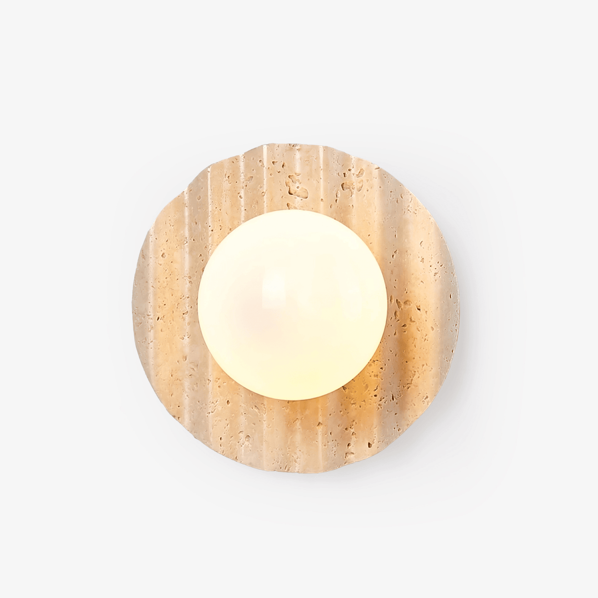 Aluk Travertine-Wandleuchte