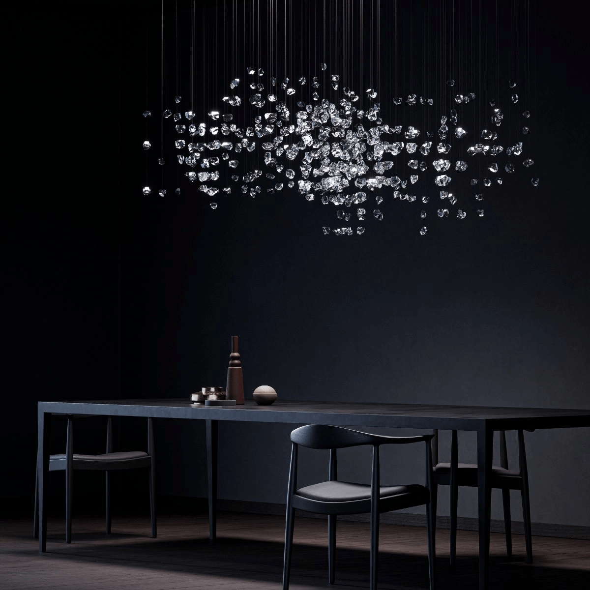 OreStone Grand Quartz Kristall Kronleuchter anpassbar