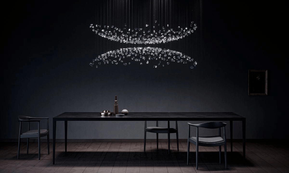 OreStone Grand Quartz Kristall Kronleuchter anpassbar