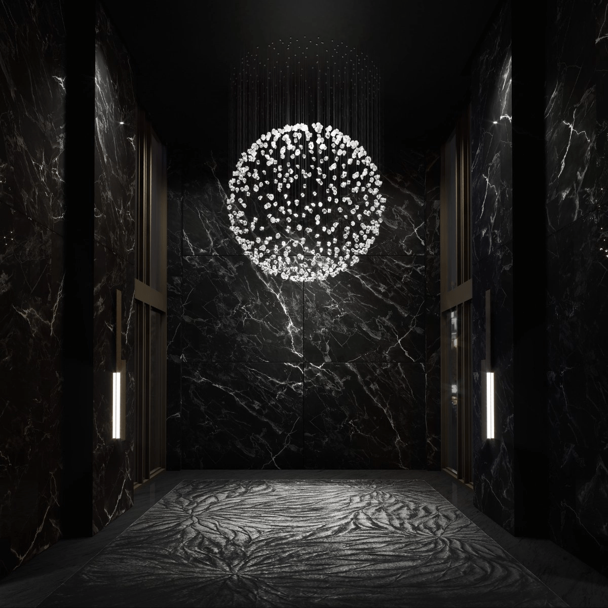 OreStone Grand Quartz Kristall Kronleuchter anpassbar