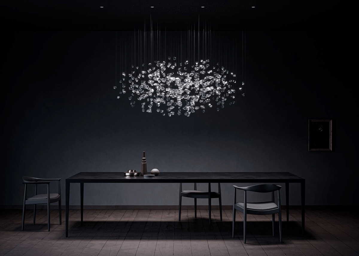 OreStone Grand Quartz Kristall Kronleuchter anpassbar
