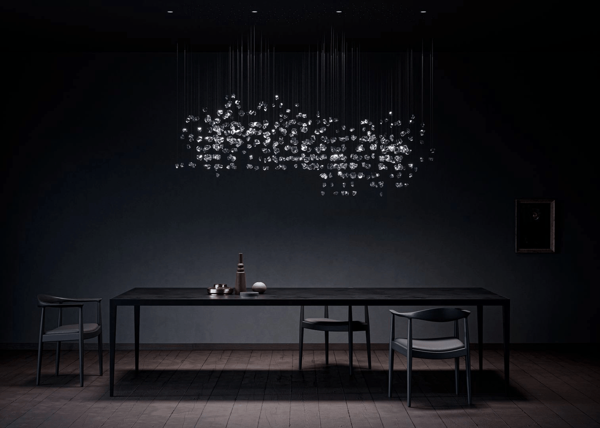 OreStone Grand Quartz Kristall Kronleuchter anpassbar