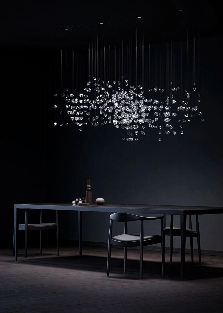 OreStone Grand Quartz Kristall Kronleuchter anpassbar