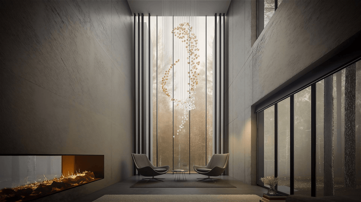 OreStone Grand Quartz Kristall Kronleuchter anpassbar