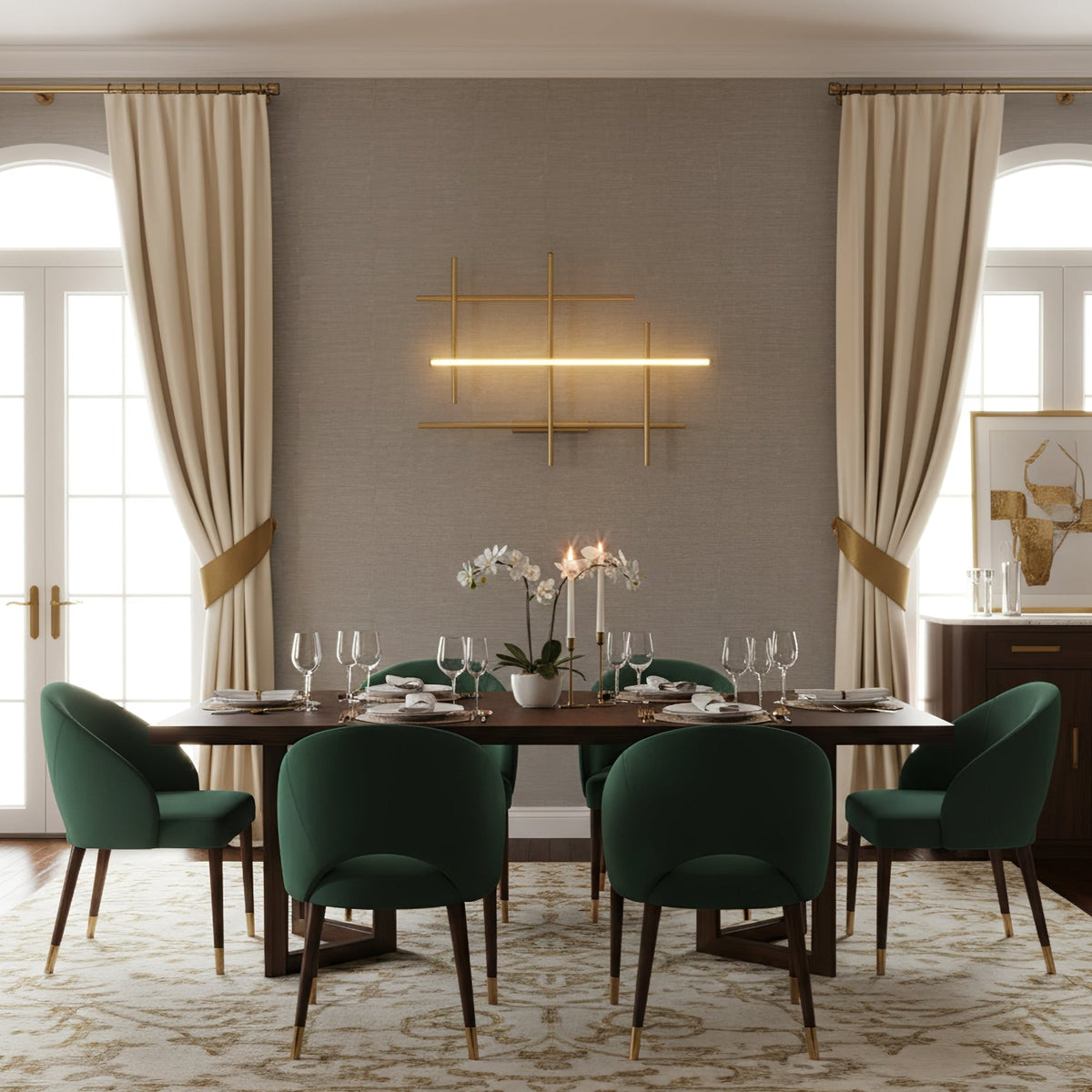 Geometric Linear Wandleuchte