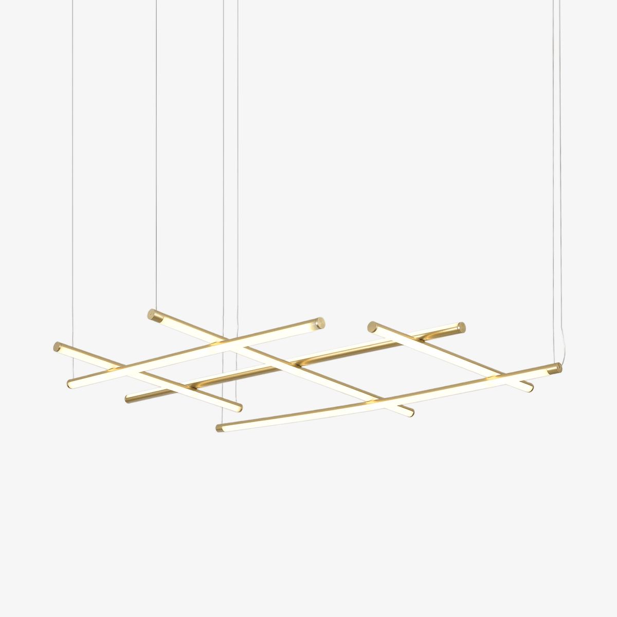 Caelian Geometrische lineare Gitter-Pendelleuchte