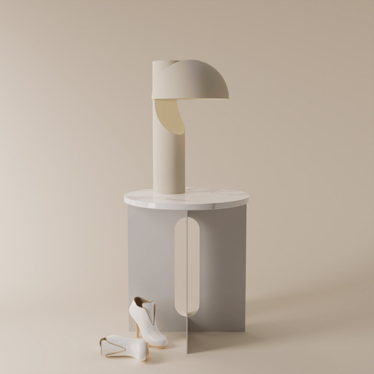 Belviora Minimalistische Tischleuchte