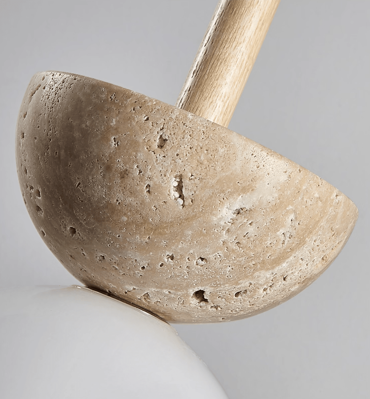 Calixen Travertine Half Duo Pendelleuchte