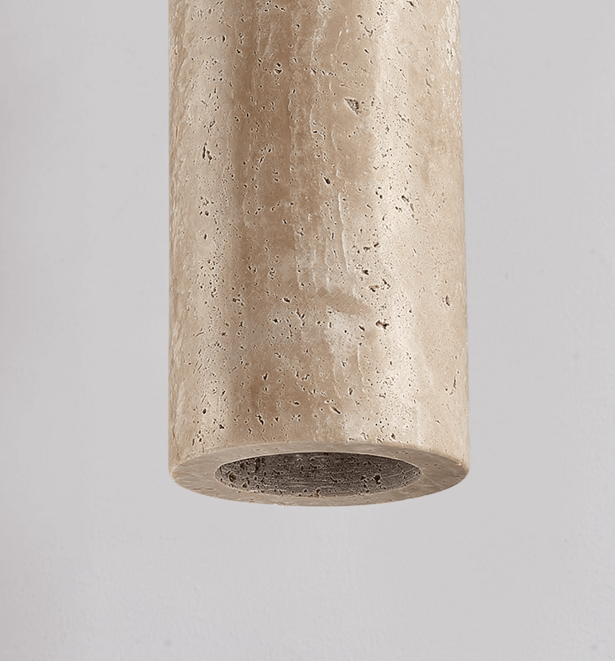 Ashton Travertine Zylinder-Pendelleuchte