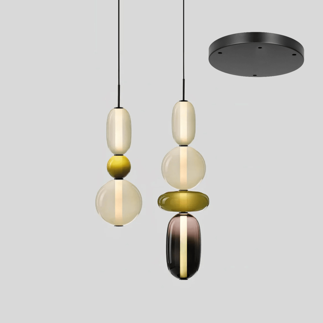 Lioraena Candied Glas Cluster Pendelleuchte