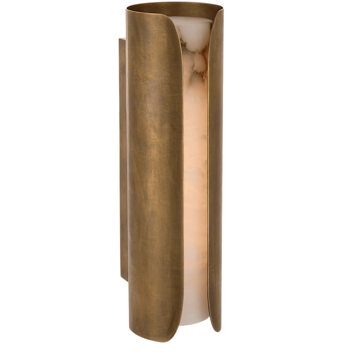 Veltharo Cradled Alabaster-Wandleuchte