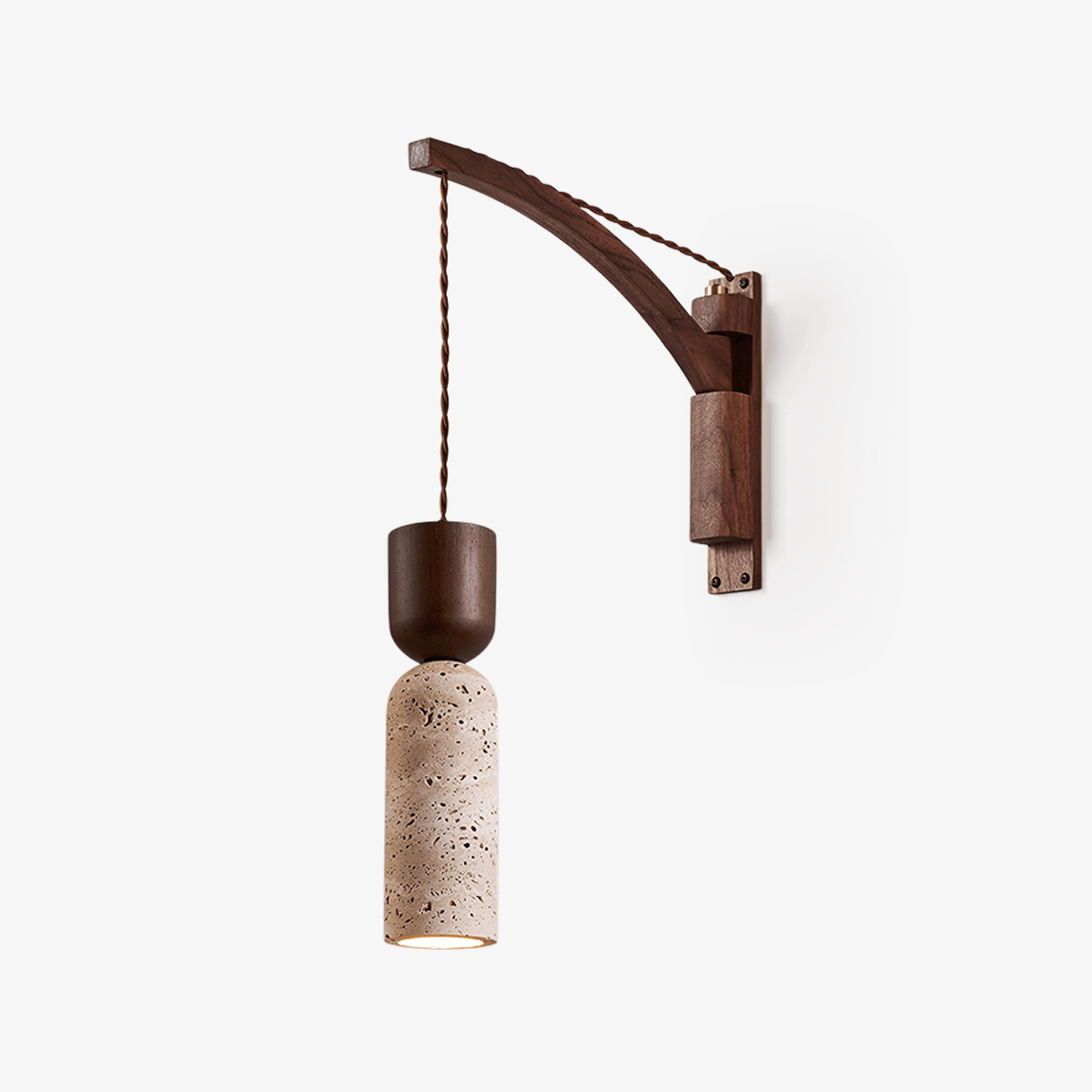 Lestemore Travertine Fusion Wandleuchte