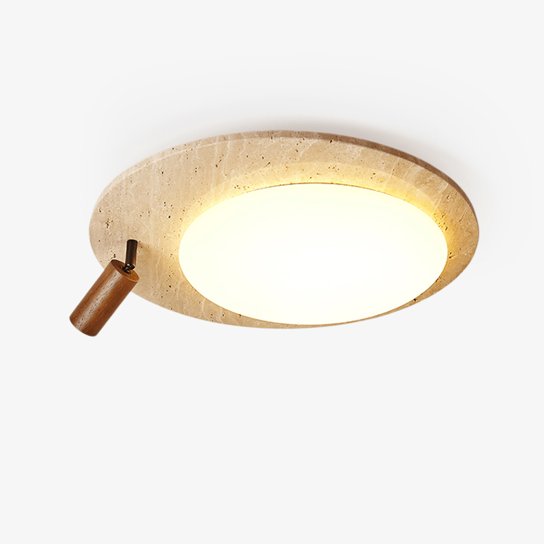 Nivorne Travertine Oval Knob Deckenleuchte