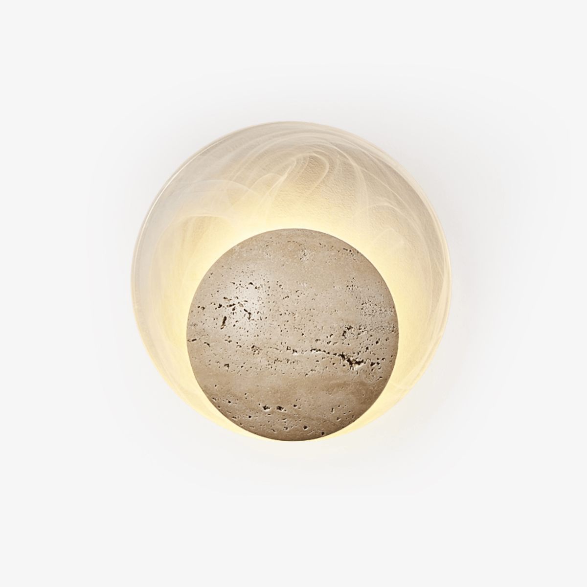 Serinette Orin Travertine Wandleuchte