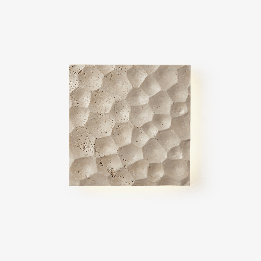 Seleaya Hexa Hive Stone Wandleuchte