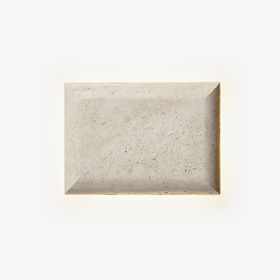 Mesarra Travertin-Wandleuchte
