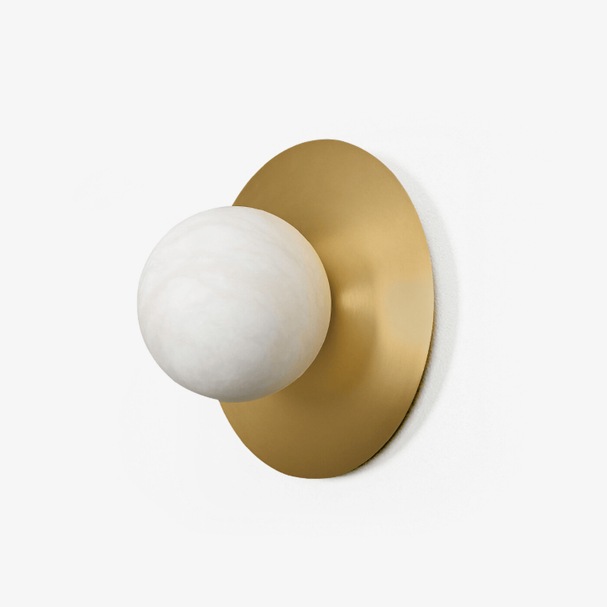 Eirueria Alabaster Wandleuchte in Kugel