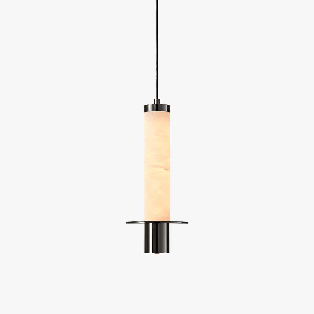Eirenelia Slim Alabaster Zylindrische Pendelleuchte
