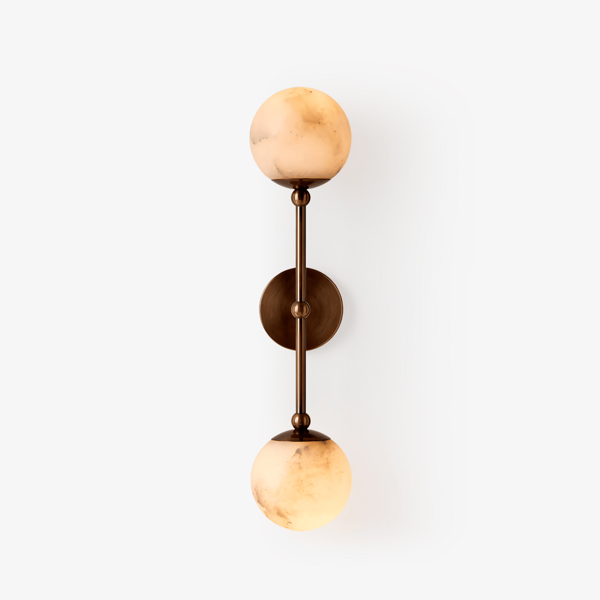 Avenisenne Twobody Celestial Doppelte Alabaster-Wandleuchte