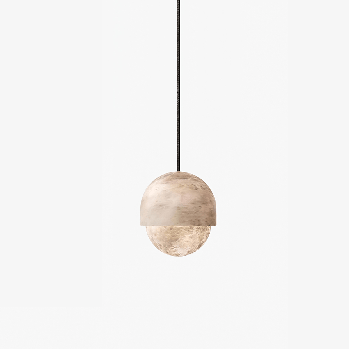 Valcien Lunar Dome Alabaster Pendelleuchte