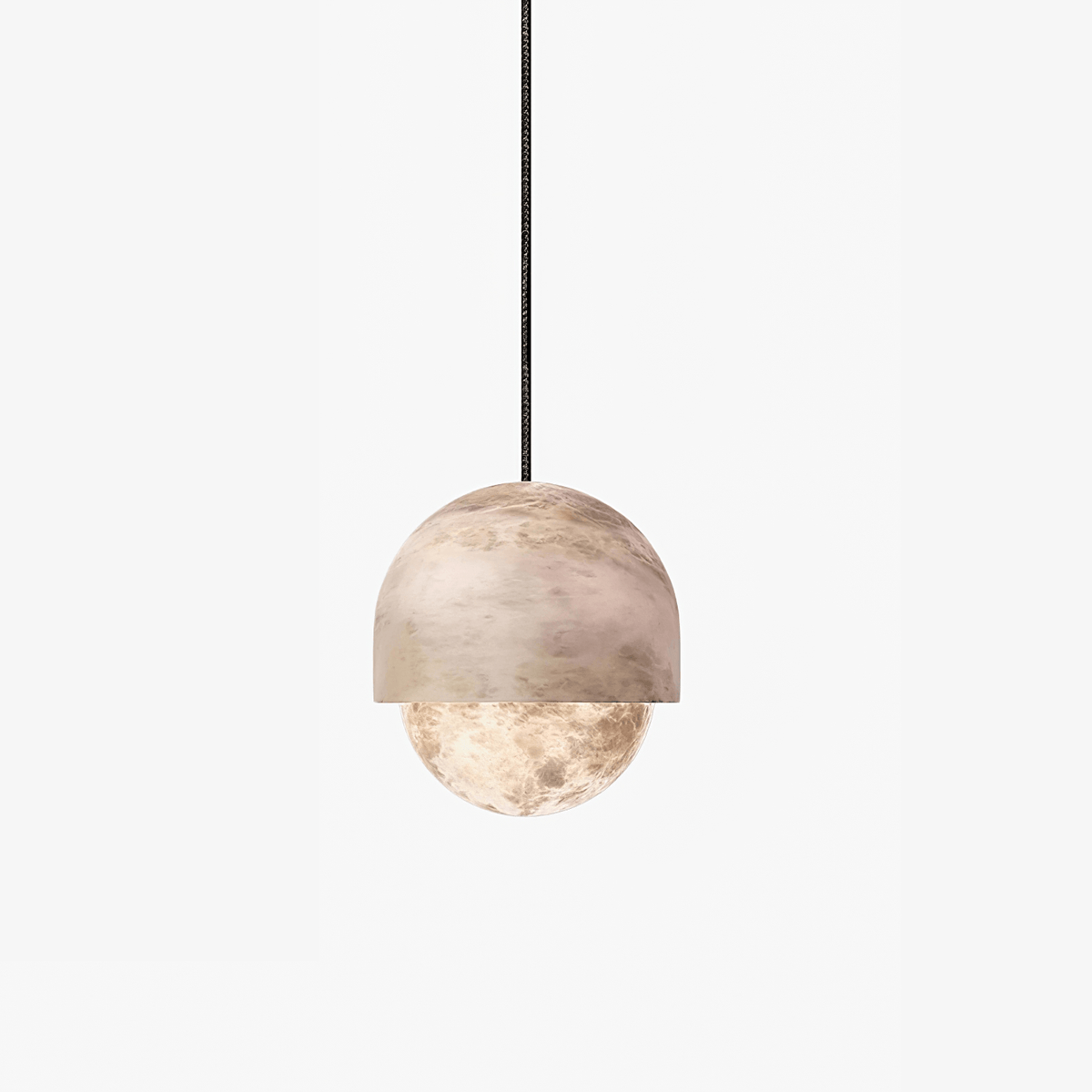 Valcien Lunar Dome Alabaster Pendelleuchte