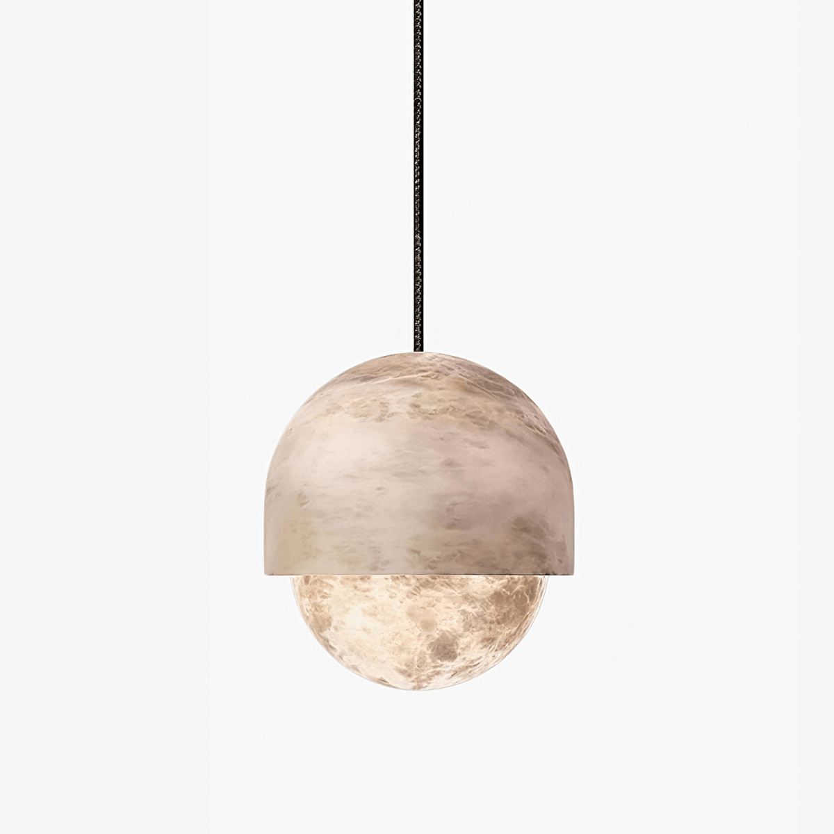 Valcien Lunar Dome Alabaster Pendelleuchte