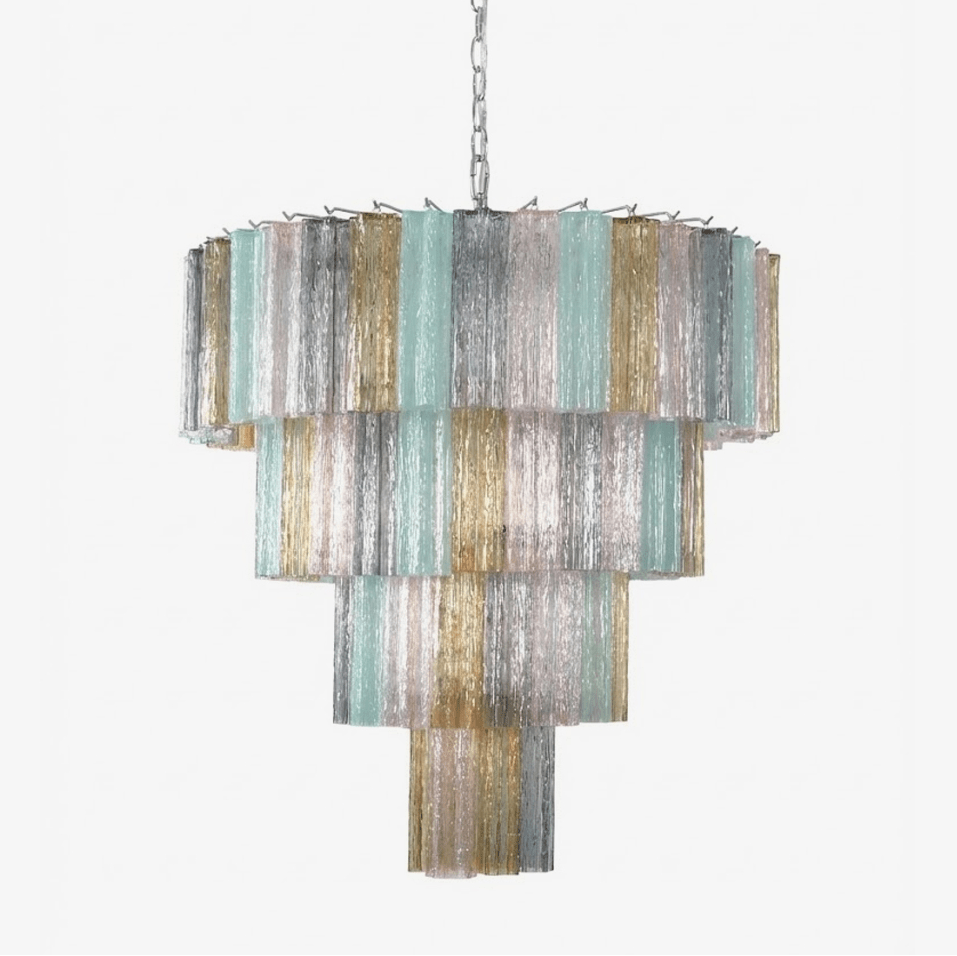 Kobi Kronleuchter Eclat Elegant bunte Glas-Prismen