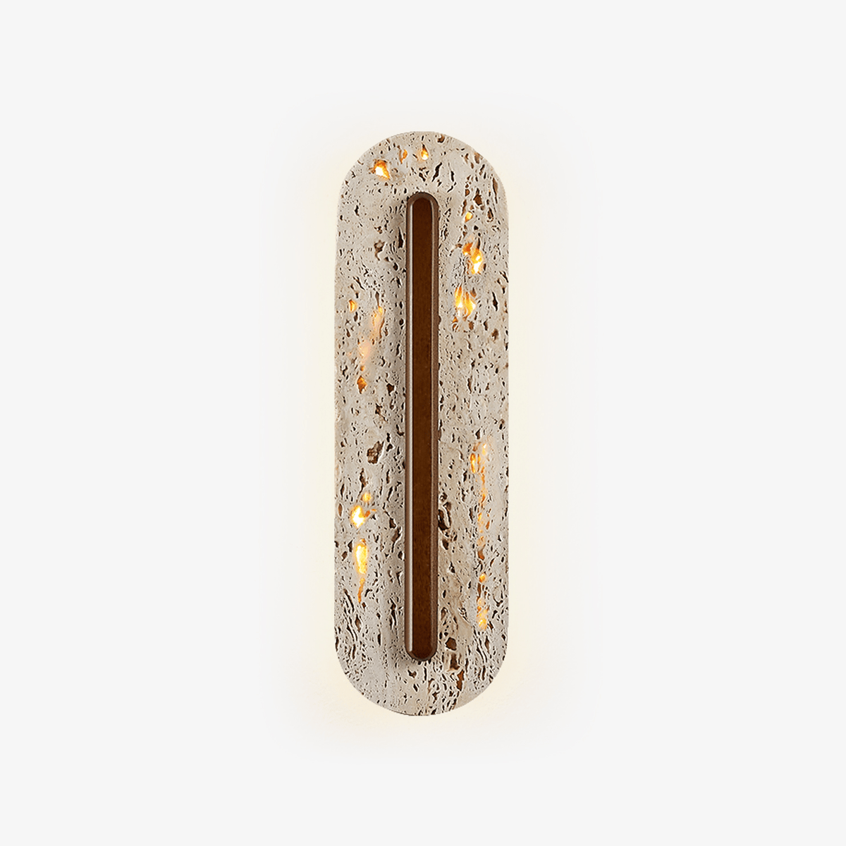Cato Bellamont Minimalistische Wandleuchte aus Travertin in Beige