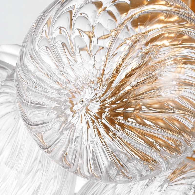 Veliira elegante Deckenleuchte aus Glas