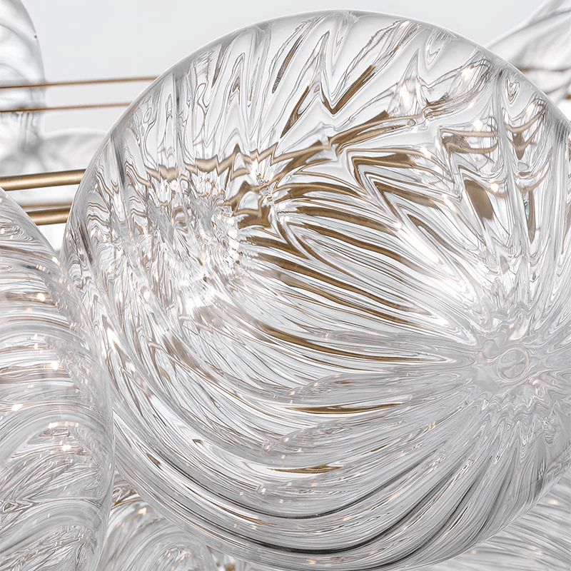 Veliira elegante Deckenleuchte aus Glas