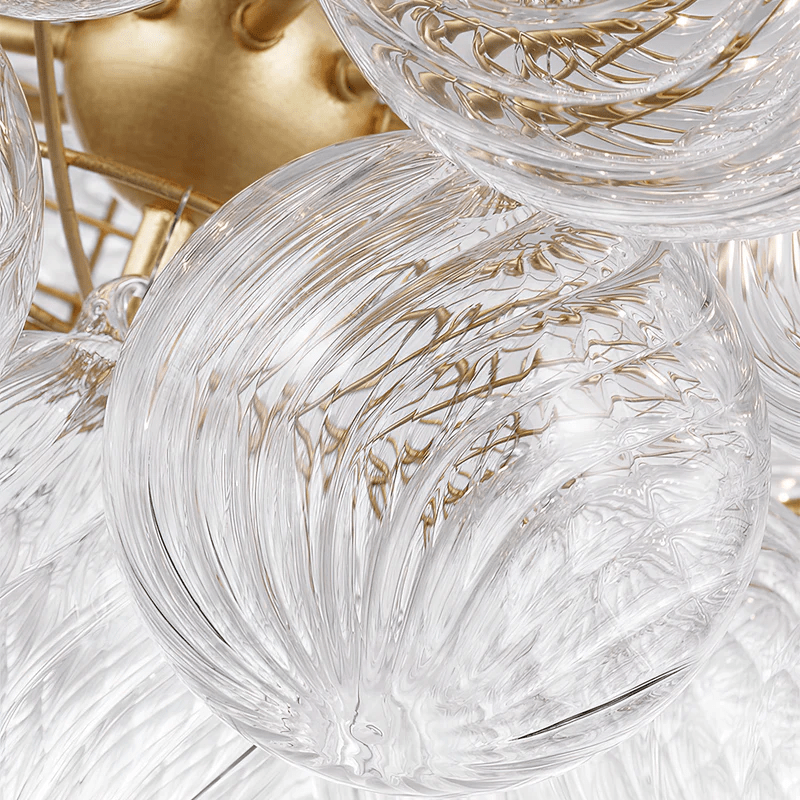 Veliira elegante Deckenleuchte aus Glas