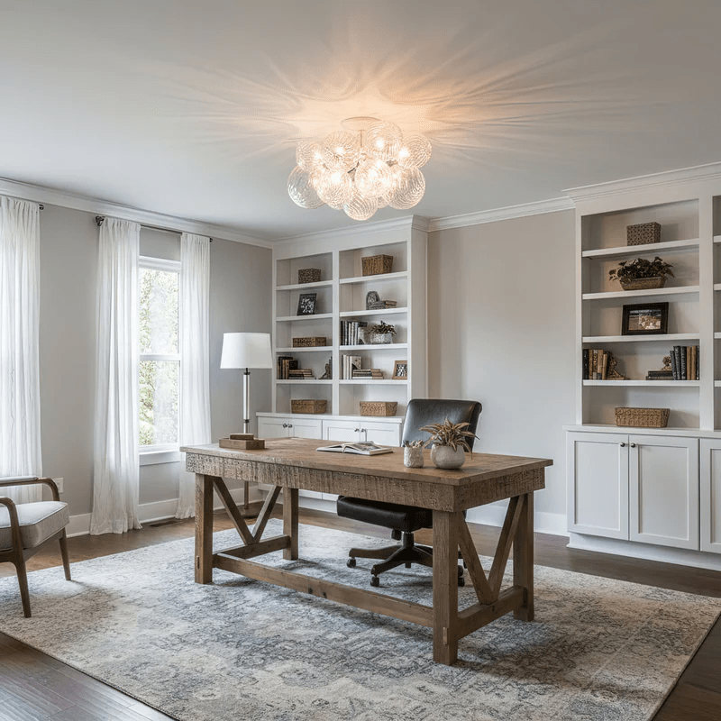 Veliira elegante Deckenleuchte aus Glas