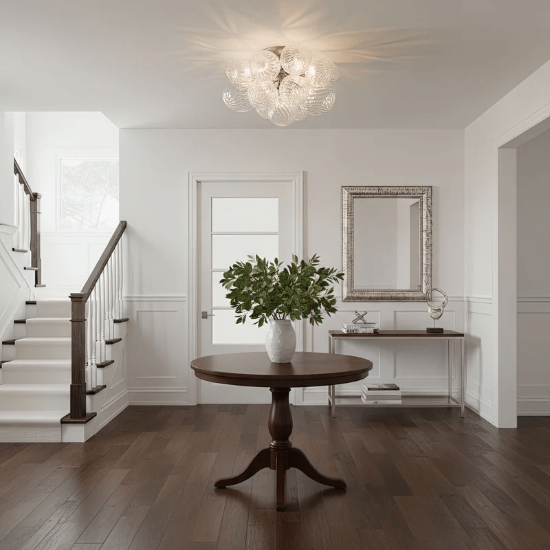Veliira elegante Deckenleuchte aus Glas