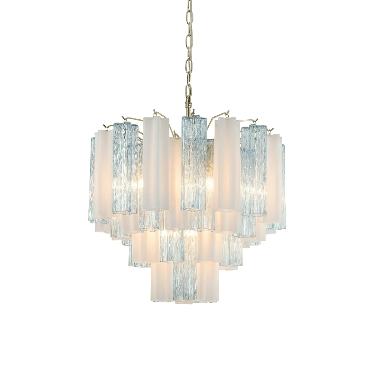 Bexy Kronleuchter aus Glas in Kaskadenform