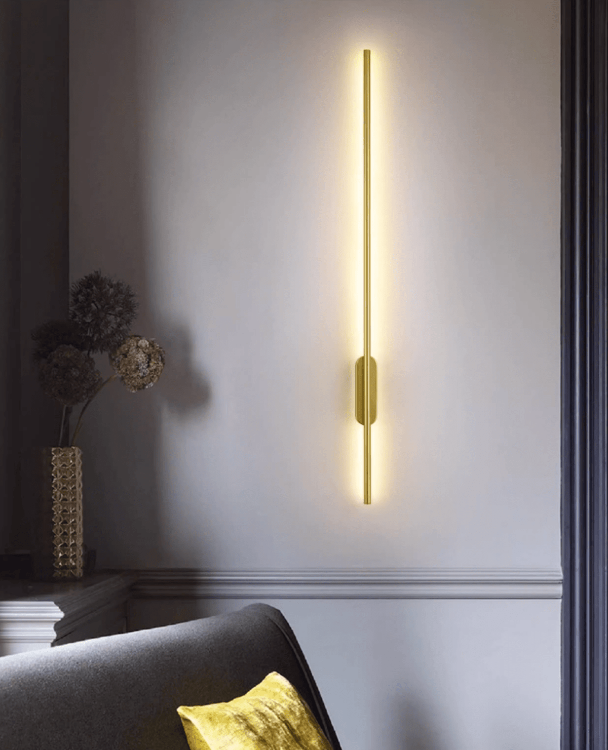 Nomk Schwarz Line Rechargeable Wandleuchte