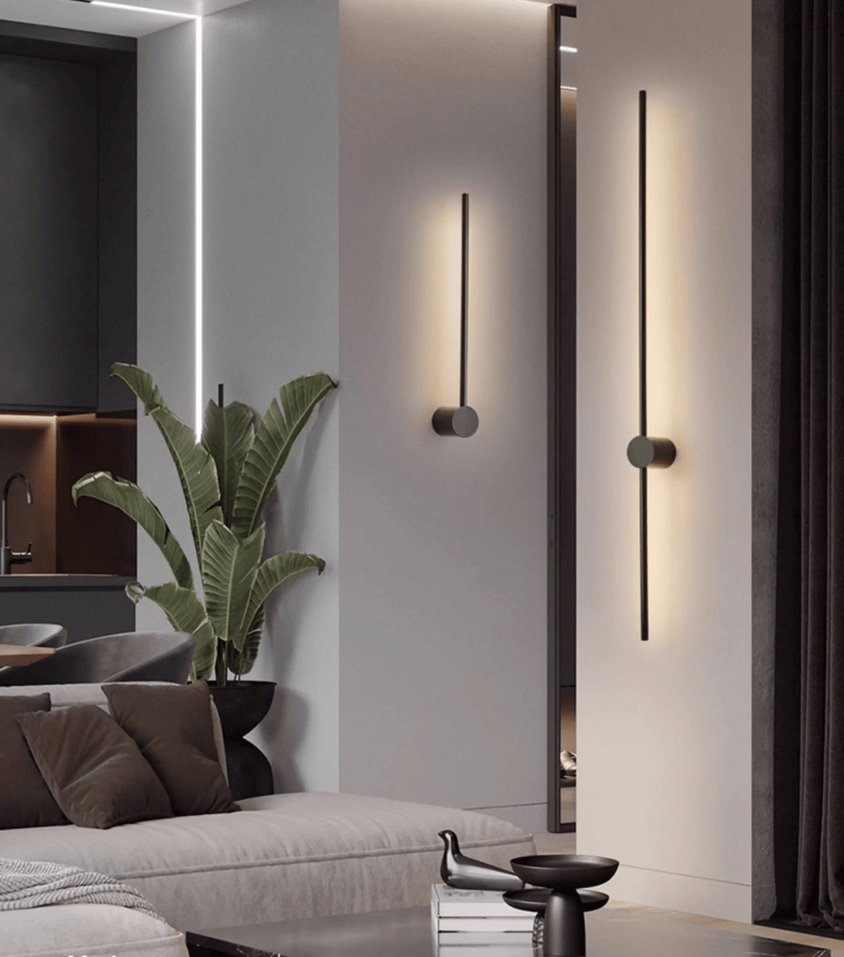 Nestx Wandleuchte aus Messing im Minimalismus-Stil